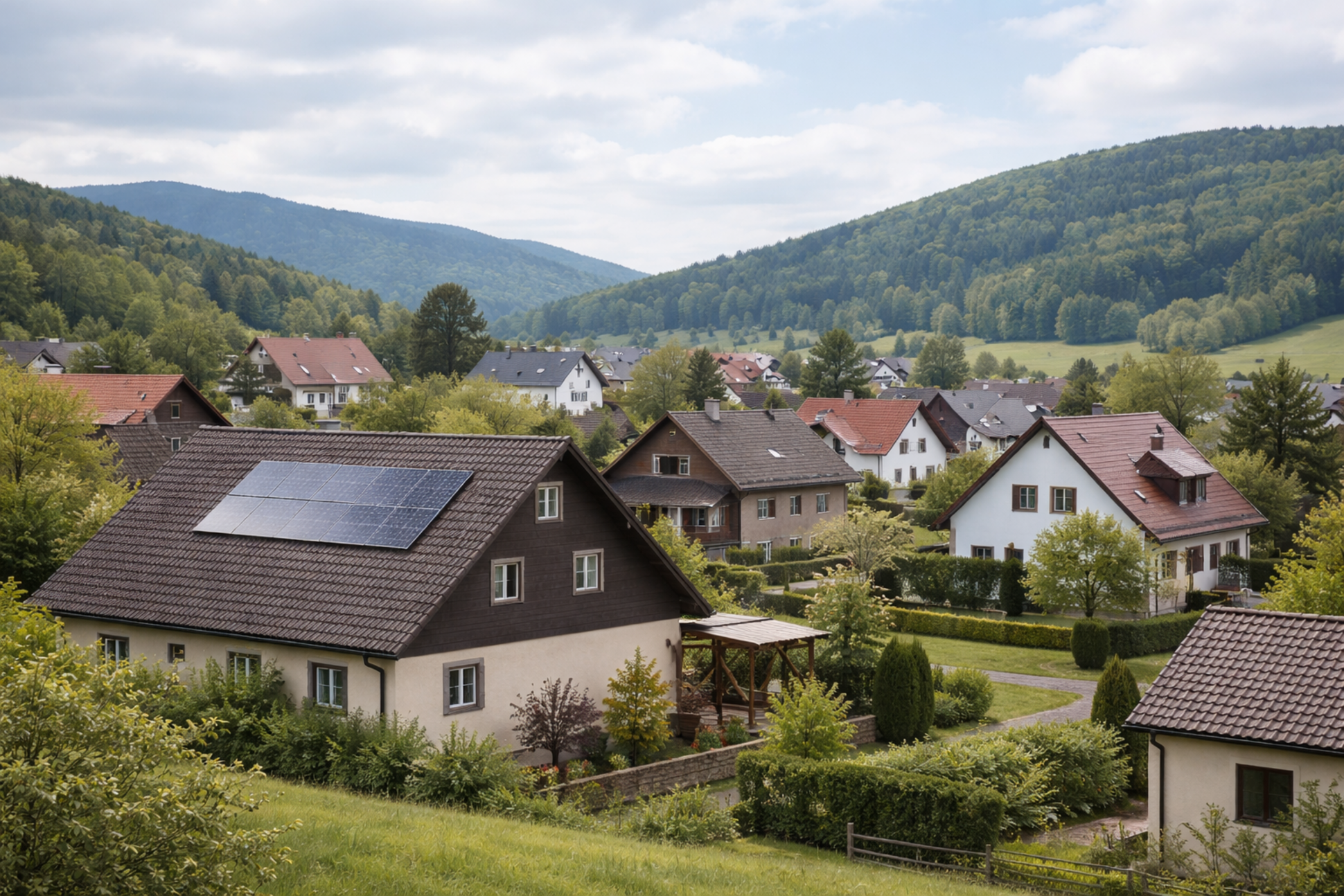 Idyllische Nachbarschaft in Wernigerode