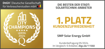Siegel Erster Platz Kundenzufriedenheit