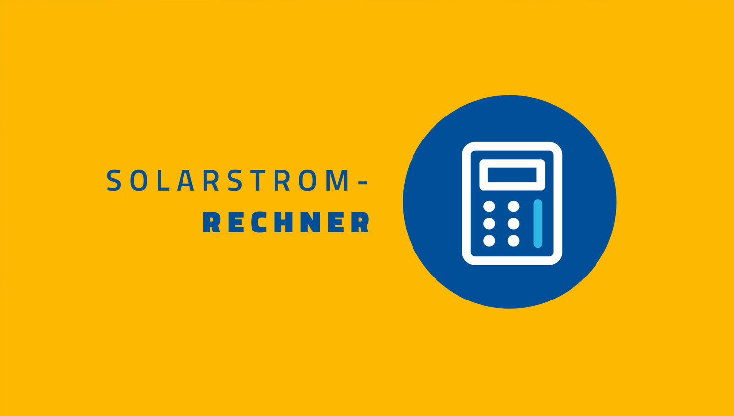 Solarstromrechner Symbolbild