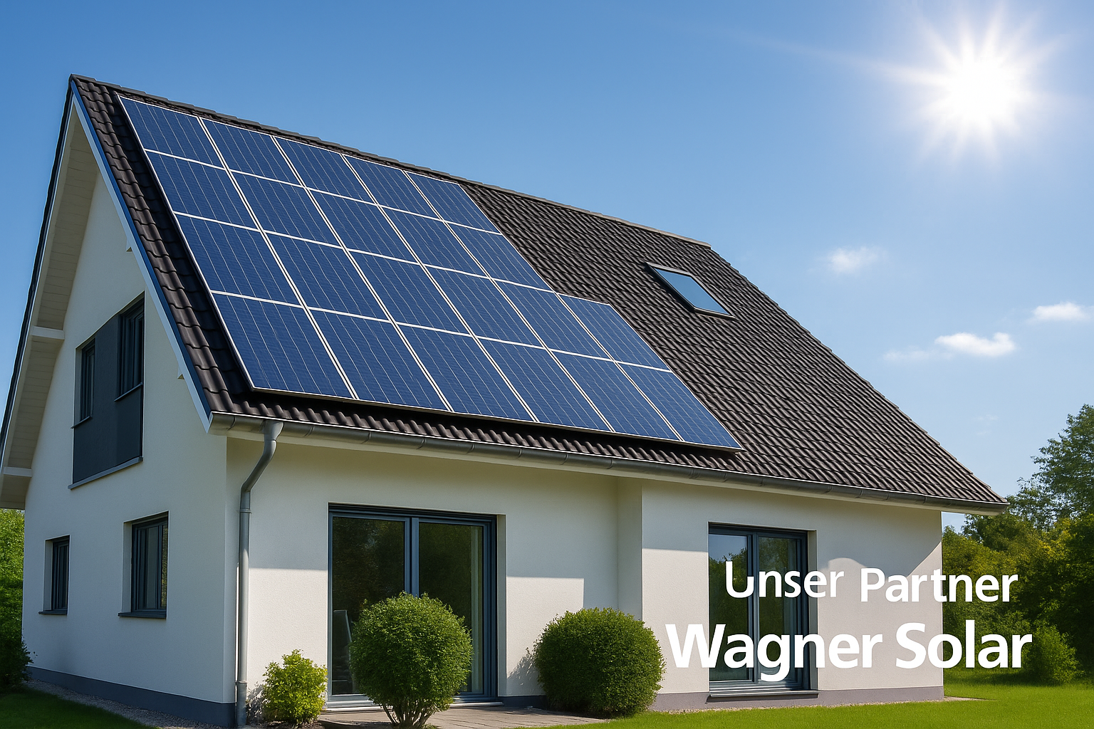 Einfamilienhaus mit PV-Anlage