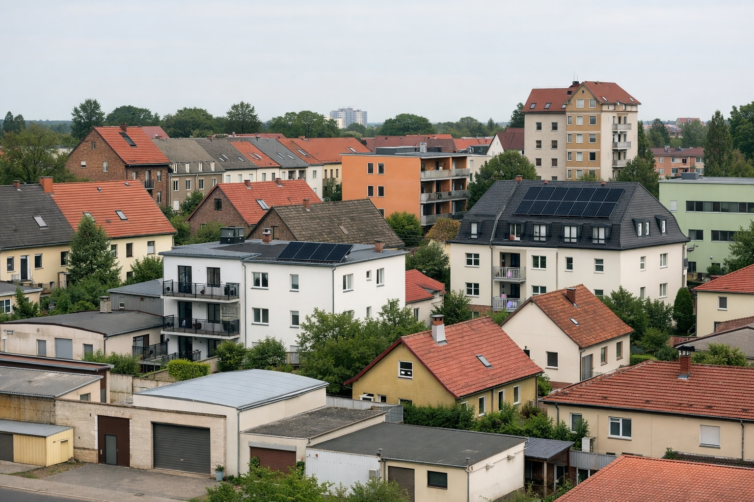 Wohn- & Gewerbeviertel in Magdeburg