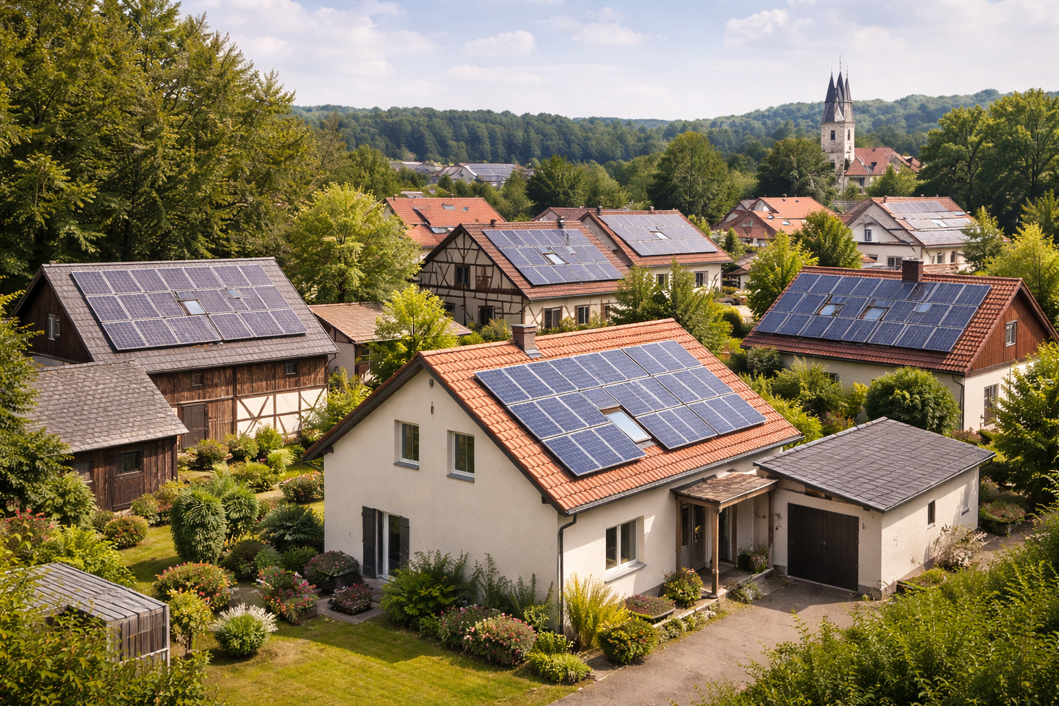 Ruhiges Wohnviertel in Kamenz