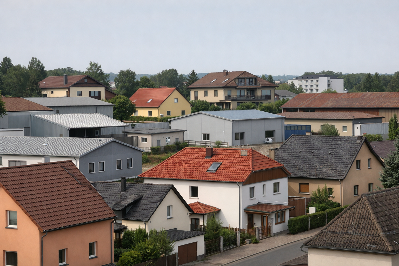 Wohn- und Gewerbegebäude in Zwickau