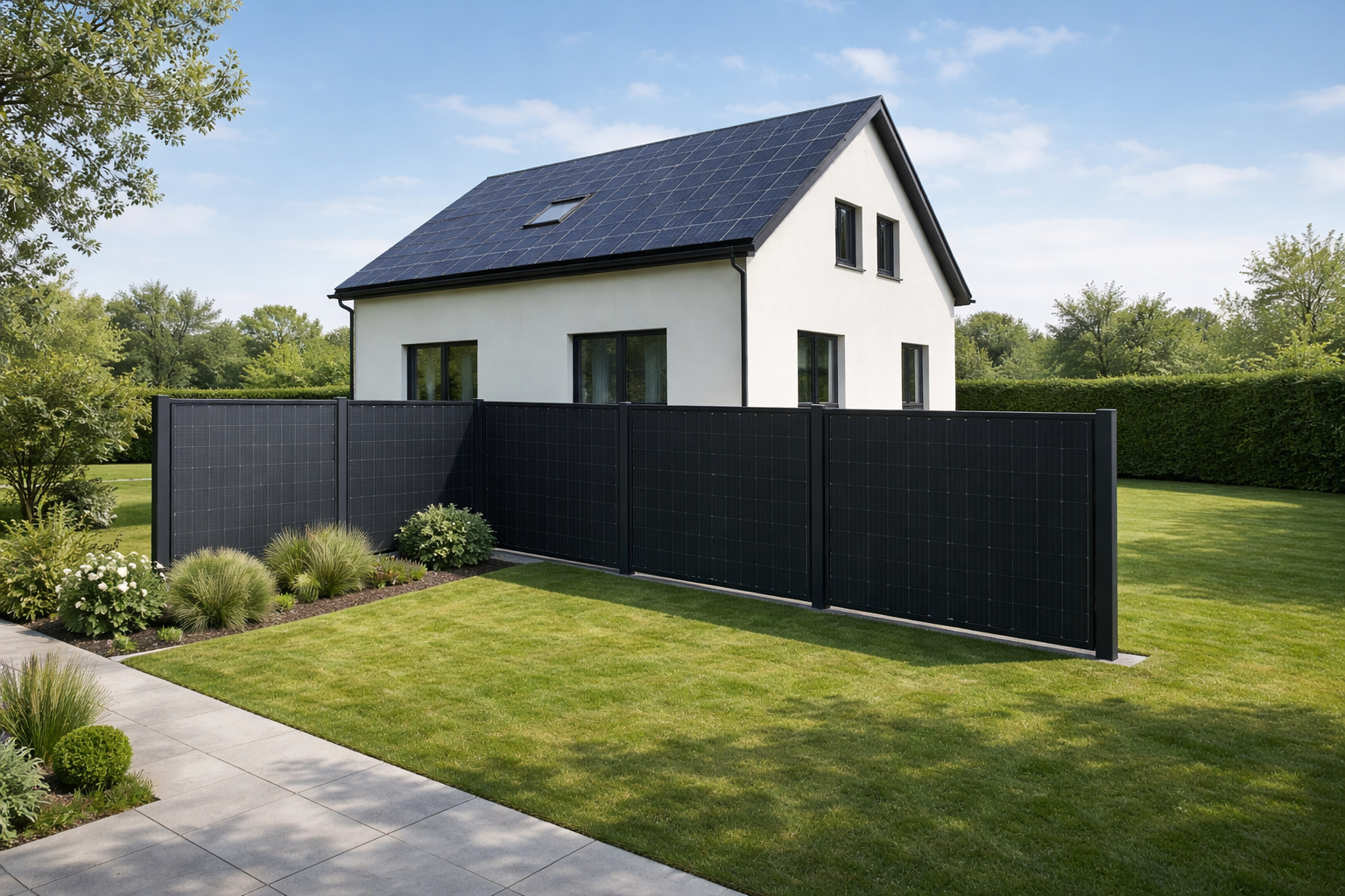 So könnte der PV-Zaun aussehen